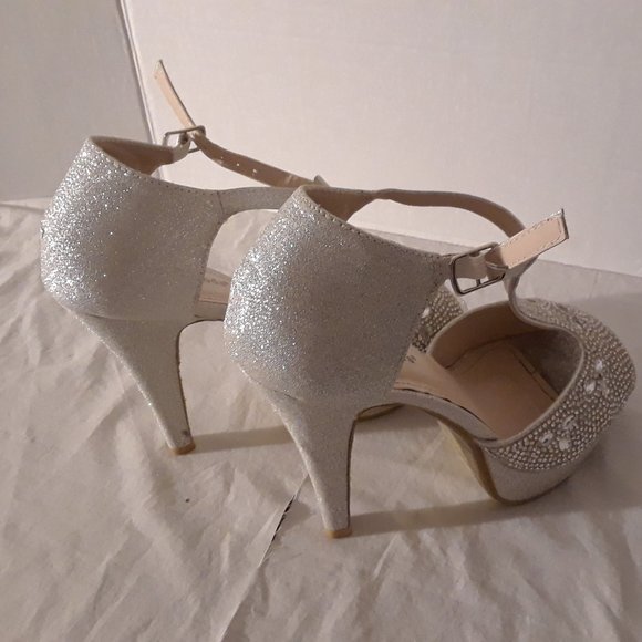 High Heel Rhinestone Shoes - Picture 4 of 8
